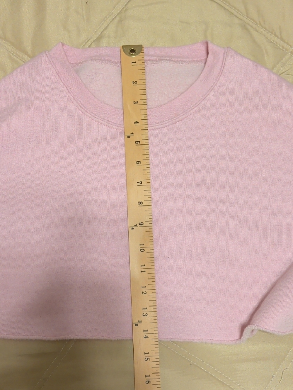 ALO Yoga Extreme Cropped Pullover Sweatshirt in Flamingo - Picture 10 of 10